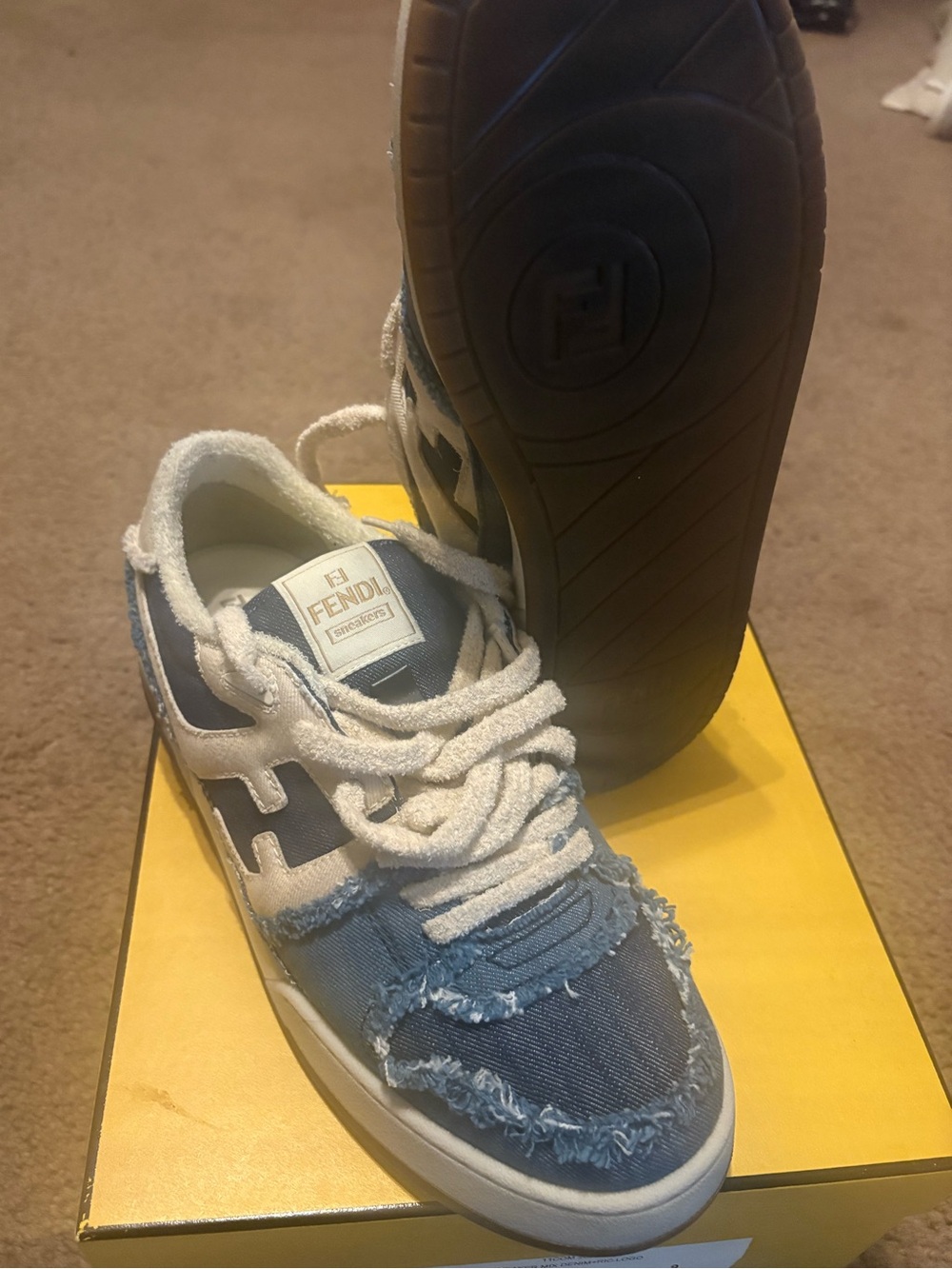 Fendi Match Sneaker denim